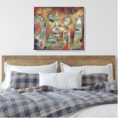 運命の時、45分の3から12まで |ポール・クレー | キャンバスプリント (インサイチュ (寝室))