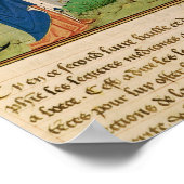 運命の歯車を持つボエティウス ポスター (角)