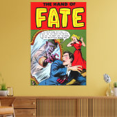 運命の生き物の鏡ヴィンテージ漫画 キャンバスプリント (インサイチュ (リビング))