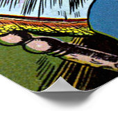 運命の生き物の鏡ヴィンテージ漫画 ポスター (角)