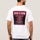 運命の白の軍隊 Tシャツ (裏面)