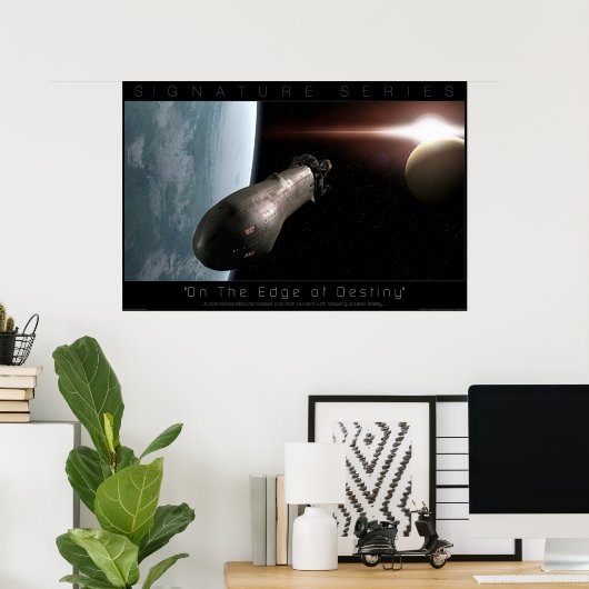 運命の端に ポスター (ホームオフィス)