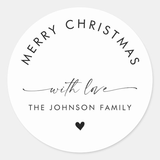 運命の結婚 ウェディング フェイスタグ | モダンウェディング ラウンドシール (正面)