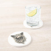 「運命の翼」を持つ砂岩ドリンクコースター コースター (側面)