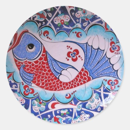 運命の象徴/タイル美術 ラウンドシール (正面)