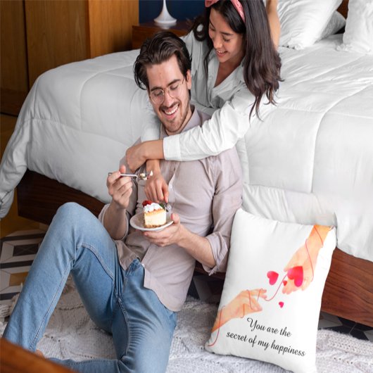 運命の赤い糸が結ぶ手と心　～エテル～ クッション