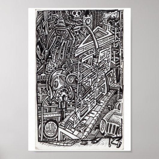 運命の顎 ポスター (正面)