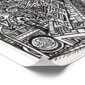 運命の顎 ポスター (角)