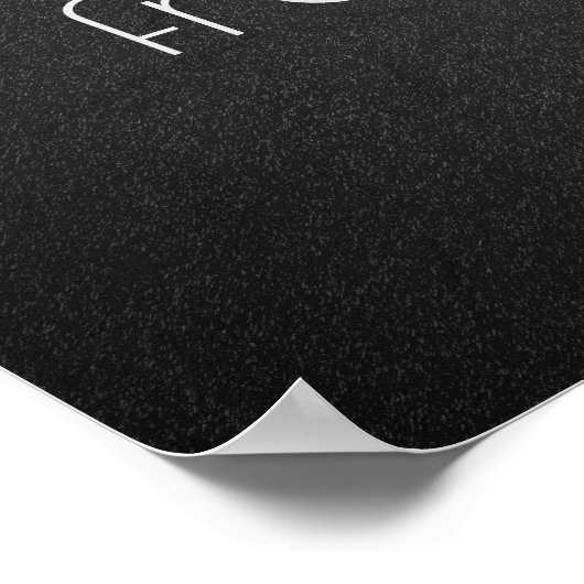 運命の飛んでいるポスターから感動的なし ポスター (角)