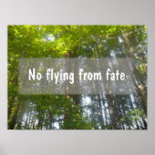 運命の飛んでいる知恵のポスターから感動的ない ポスター (正面)