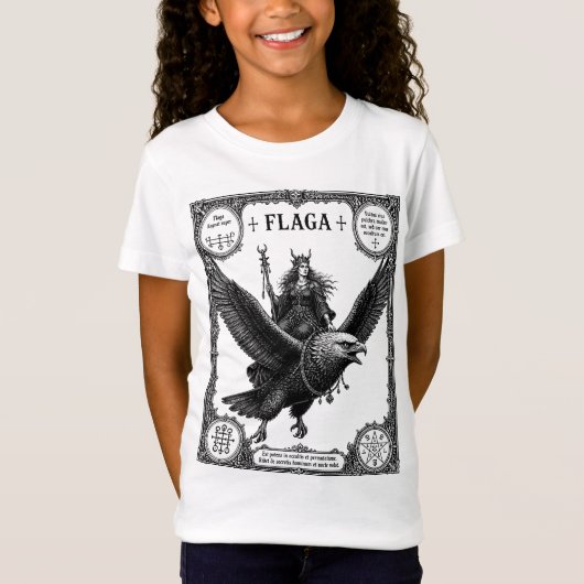 運命の鷲騎行 Flaga Tシャツ (正面)