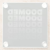 運命の ガラスコースター (裏面)