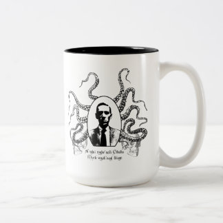 運命のH.P. Lovecraft Mug ツートーンマグカップ