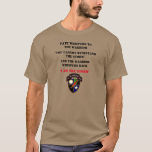運命は戦士にささやき Tシャツ