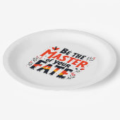 運命を支配せよ ペーパープレート (アングル)