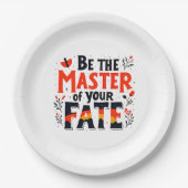 運命を支配せよ ペーパープレート (正面)
