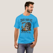 運命を追え パイロット 航空 激励 レガシー Tシャツ (正面フル)