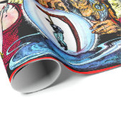 運命ザウィッチフォーチュンテラーヴィンテージ漫画 ラッピングペーパー (ロールコーナー)