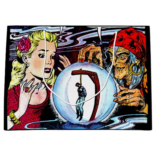 運命ザウィッチフォーチュンテラーヴィンテージ漫画 ラージペーパーバッグ (正面)