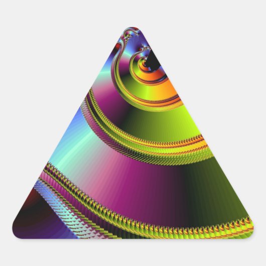 運命シンプルの 三角形シール (正面)