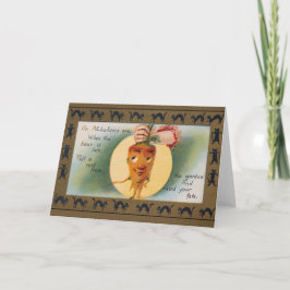 運命ビクトリアンハロウィーンのグリーティングカード カード