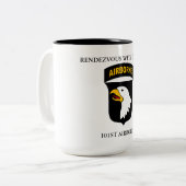 運命付き第101空挺合流 ツートーンマグカップ (正面左)