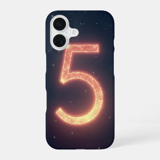 運命数付きケース iPhone 16ケース (裏面)