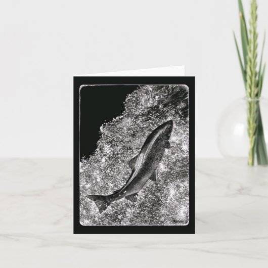 "運命" – サケのカードを跳躍 カード (正面)