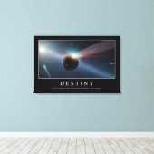 運命：感動的引用文2 キャンバスプリント (インサイチュ (ウッドフロア))