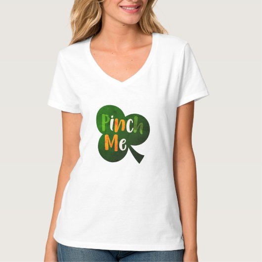 運感じの良いSt patricks dayピンチ Tシャツ (正面)