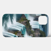 「運懐のナイアガラ秋の力」 Case-Mate iPhoneケース (裏面 (横))