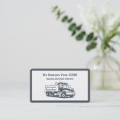 運搬とジャンク除去 名刺 (スタンド正面)