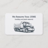 運搬とジャンク除去 名刺 (正面)