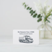 運搬とジャンク除去 名刺 (スタンド正面)