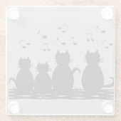 運搬車 ガラスコースター (裏面)