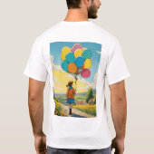 運最高のの女神 Tシャツ (裏面)