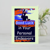 運最高の:すべての挑戦を勝ち取って。 箔シーズンカード (立ち正面)