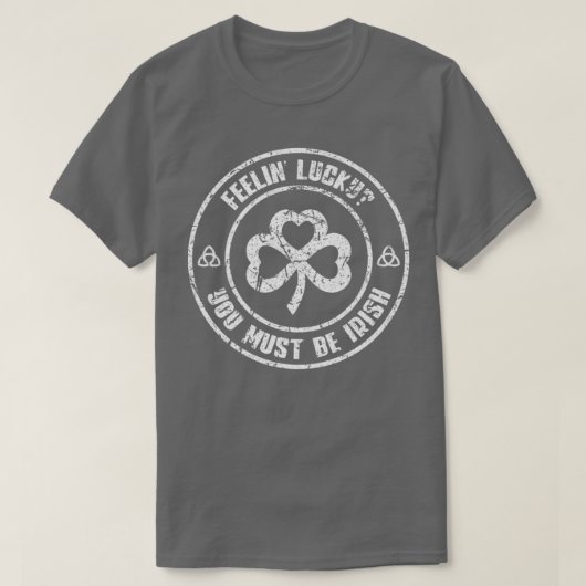運気はアイルランドのヴィンテージ Tシャツ (デザイン正面)