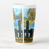 運河とナローボート カフェラテマグ (正面)