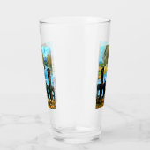 運河とナローボート タンブラーグラス (右)