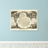 運河と道路 キャンバスプリント (インサイチュ (ウッドフロア))