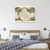 運河と道路 キャンバスプリント (インサイチュ (寝室))