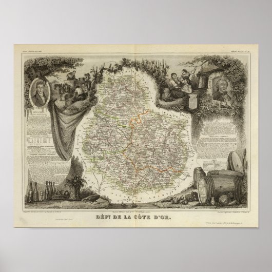 運河と道路 ポスター (正面)