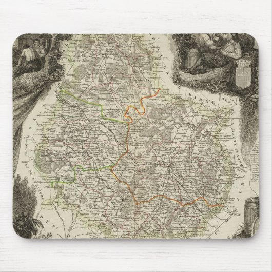 運河と道路 マウスパッド (正面)