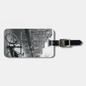 運河による自転車 ラゲッジタグ (正面横)