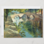 運河に対する反射 カード (正面)