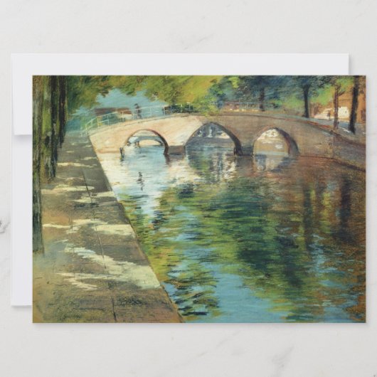 運河に対する反射 カード (正面)