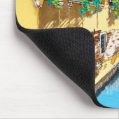 運河に沿うウィンドウ・ボックス マウスパッド (コーナー)