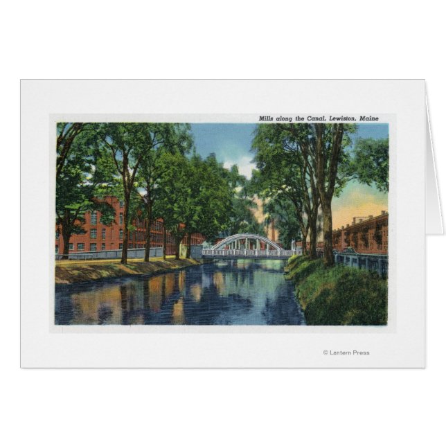 運河に沿ったミルのビュー (正面横)