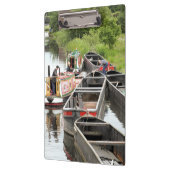 運河に面したナローボート クリップボード (左)